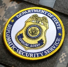 PRIVATE MILITARY CONTRACTOR PMC DIPLOMATIC SECURITY DSS vêlkrö PATCH:  D  S  S