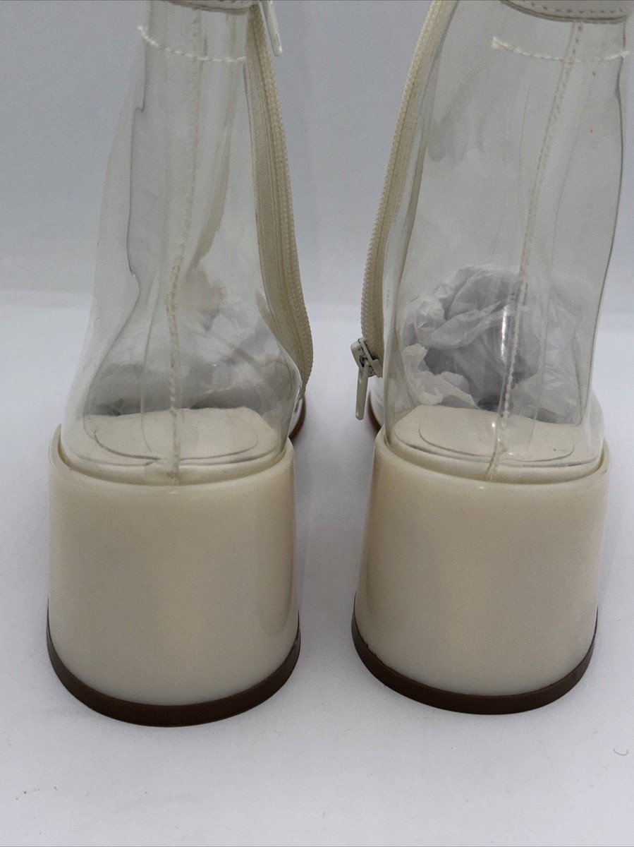 MM6 Maison Margiela ブーツ ホワイト ロゴ MM6 Maison Margiela X Dr. Martens 1460 8-Eye No Steel Toe
