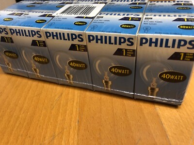 10 x PHILIPS/OSRAM Glühlampe TROPFEN P45  E14 40W Klar  Glühbirne  DIMMBAR !