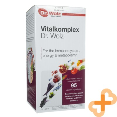 DR. WOLZ Vitalcomplex 500ml Ergänzung Für Immunsystem Unterstützung Multivitamin