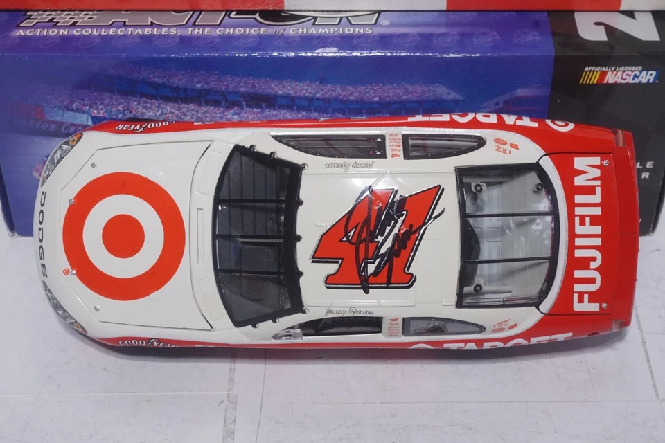 2002 Jimmy Spencer Target 1/24 Action NASCAR Diecast Nascar Model Autographed - Image 2 of 4