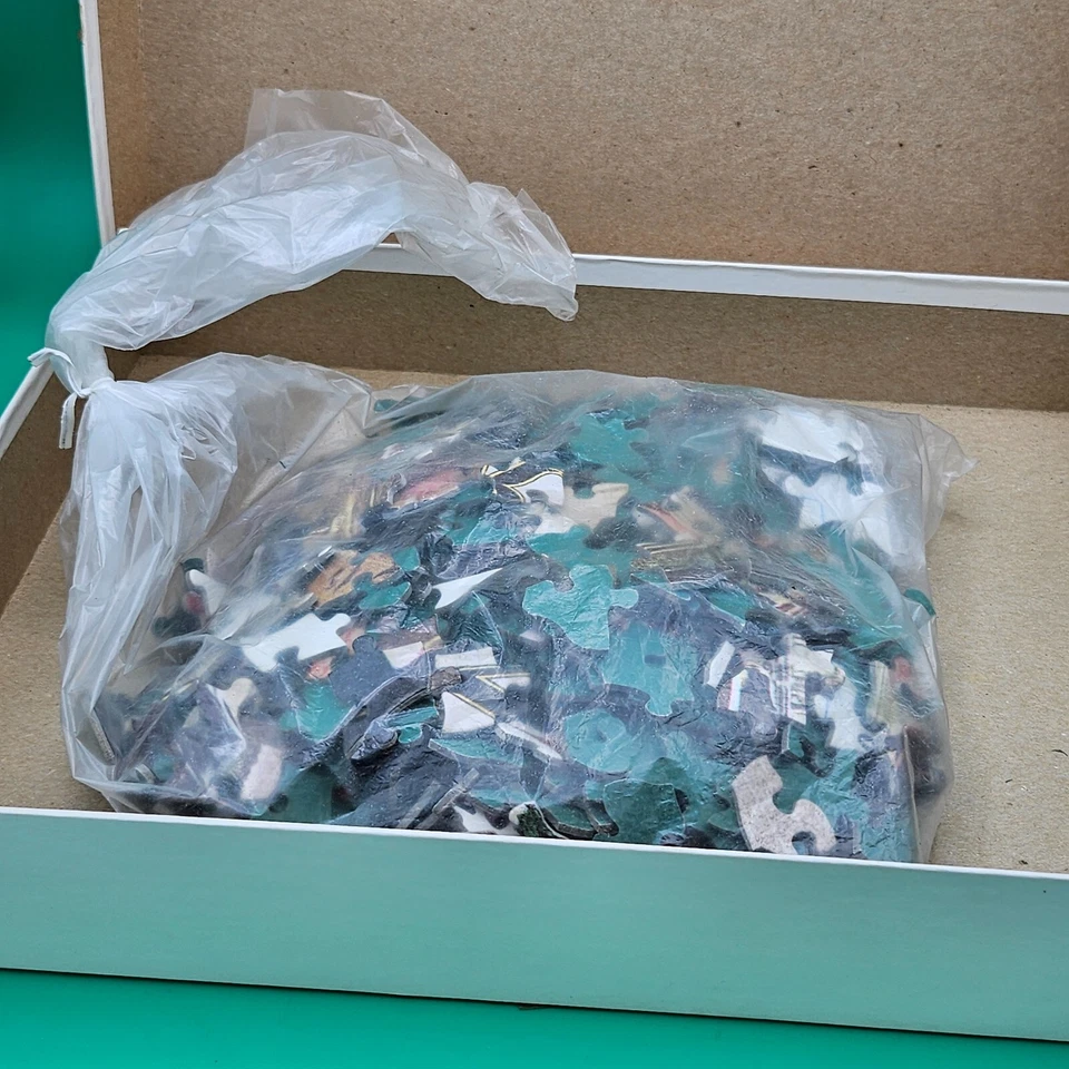 Saying Grace Saturday Evening Post Norman Rockwell 500 Piece Puzzle Complete VTG - Image 4 of 4