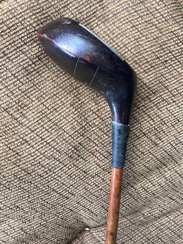Antique Hickory Wood Shaft Wilson Large Head Cup Defender Sr Flex Driver - Picture 5 of 7