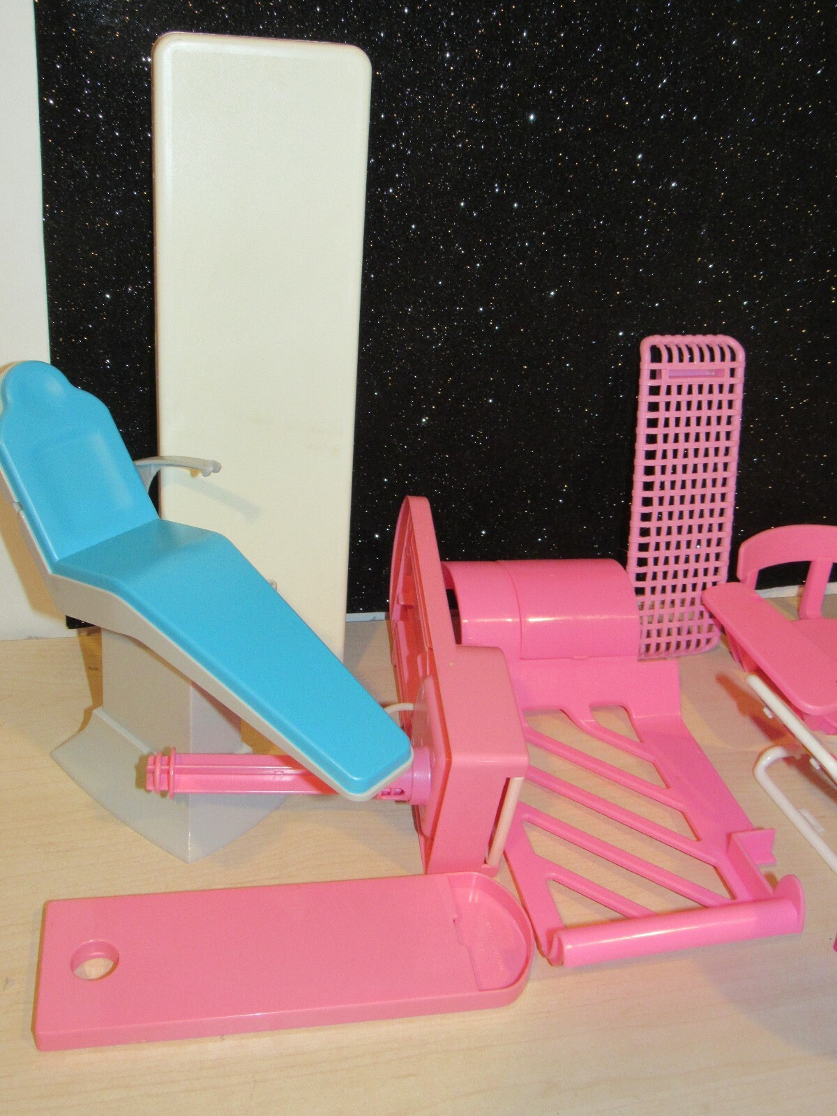 Vintage Lot of 19 Barbie Furniture and Accessory Lot w/Dentist Chair eBay
