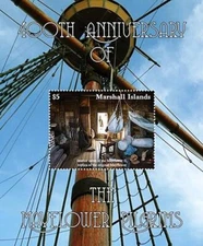 MARSHALLS 2020 SHIP "MAYFLOWER" S/S ** unmounted 💲FREE SHIPPING💲
