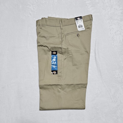 Dickies Work Pants Mens 32 UU Flat Front Relaxed Fit Classic Unhemmed Camvas - Picture 2 of 9