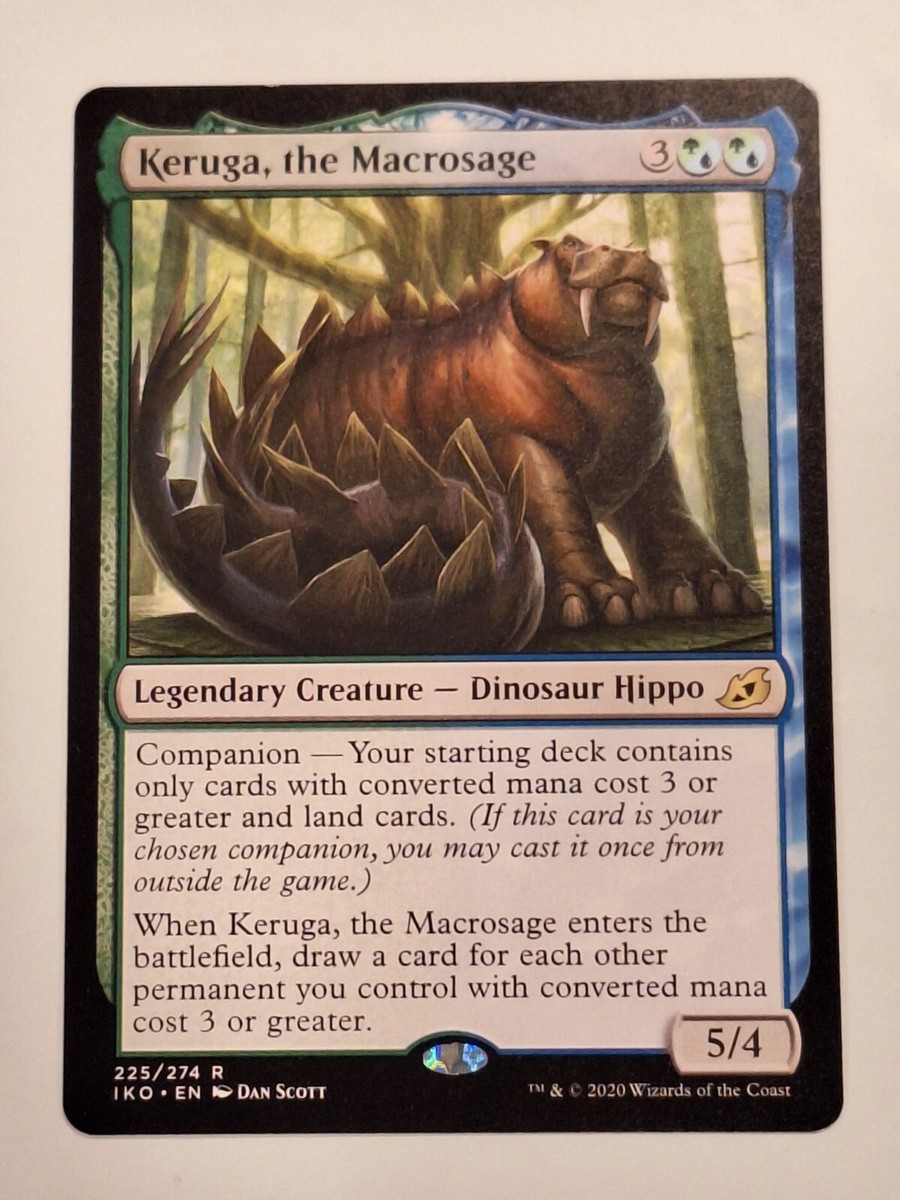 mtg arena deck contains cards not in your collection Keruga, the Macrosage - Ikoria: Lair of Behemoths -Magic the Gathering MTG  Nice!
