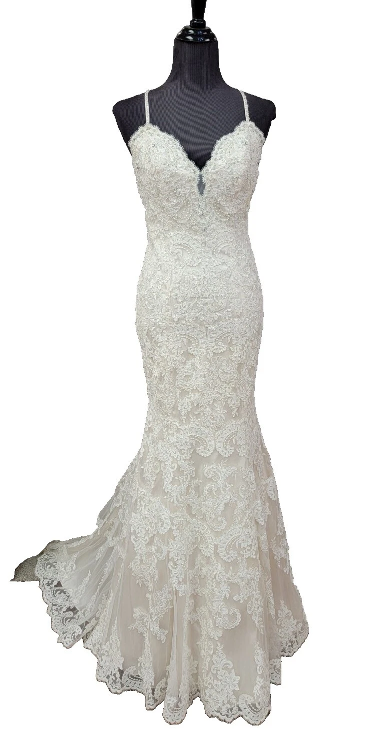 Lace Sheath 12 Women's Size Wedding Dresses