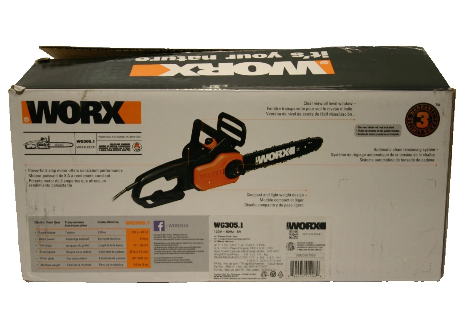 WORX Mini Chainsaw Chainsaws