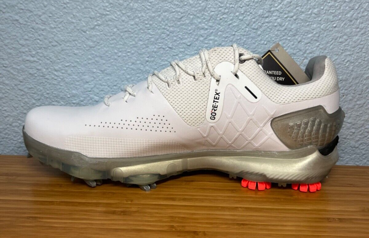 Under Armour UA Spieth 4 GTX Gore-Tex White Golf Shoes 