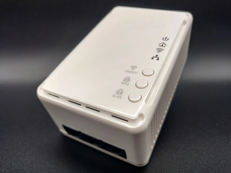 devolo dLAN 200 AV Wireless N  WP  Powerline Netzwerk Adapter - 3 LAN-Ports - Bild 3 von 3