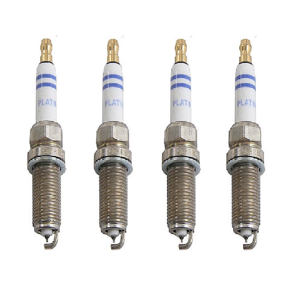 Bosch OE Fine Wire Double Platinum Set of 4 Spark Plugs For Mercedes W203 1.8L