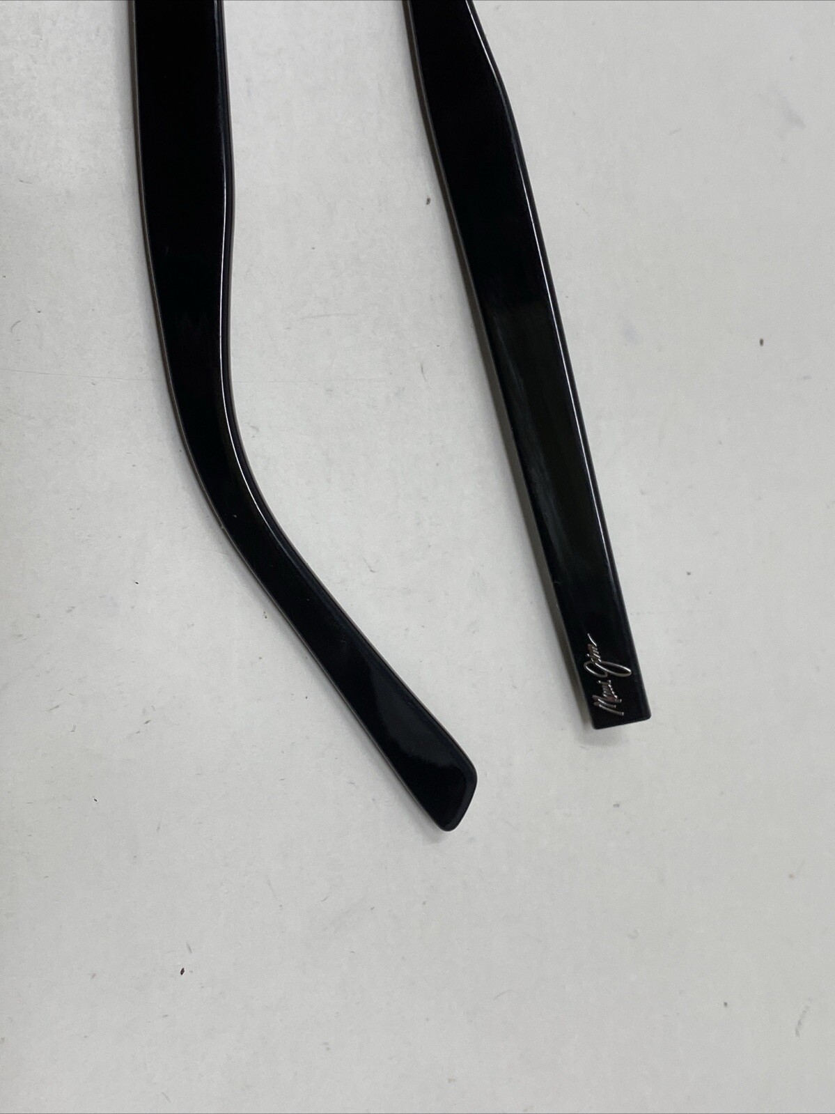 MAUI JIM CRUZEM MJ 864-02 GLOSSY BLACK TEMPLE ARM PARTS !Y01 image 2