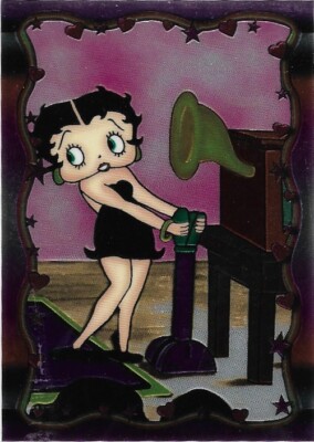 BETTY BOOP - 1995 Krome Productions Chromium chase card #C-17