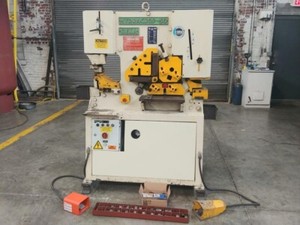 Geka Hydracrop 50 Ton Ironworker, Model HYD-50 w/Lot of punches & dies, notcher