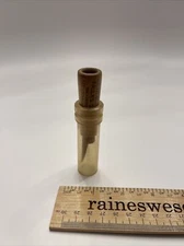 Wooden Goose Call Faulk's Lake Charles LA USA Hunting Vintage