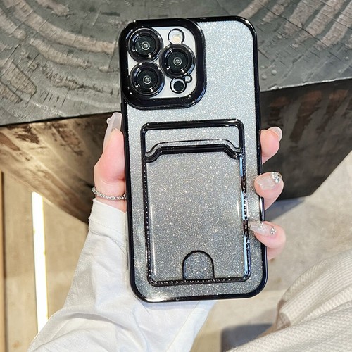 For Samsung S24 S23 S22 S21FE A54 A52 Case Card Holder Shockproof TPU Slot Cover - Picture 23 of 24