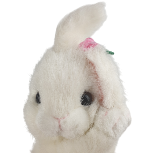RUSS Berrie Luv Pet ROSEY Easter Bunny Rabbit White 20 cm Cuddly Soft Toy Plush - Picture 8 of 13