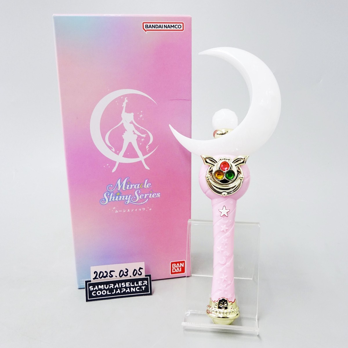 Miracle Shiny Series ムーンスティック Sailor Moon 30th Miracle Shiny Series Moon Stick BANDAI