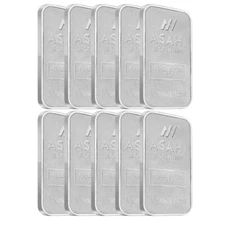 1 oz Asahi Silver Bar (New - Lot of 20)