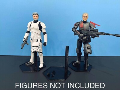 Star Wars Black Series 6 Inch Helmet Figure Stand (pack of 6)