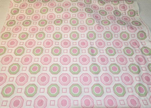 LITTLE HOUSE, Honeycomb Pink by Annette Tatum for Free Spirit Cotton Fabric FQ - Picture 2 of 6