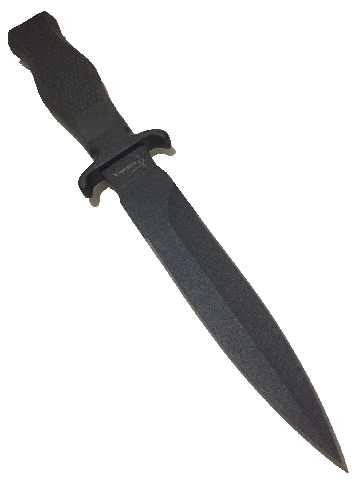 Black Rubber Handle Hunting Collectible Fixed Blade Knives