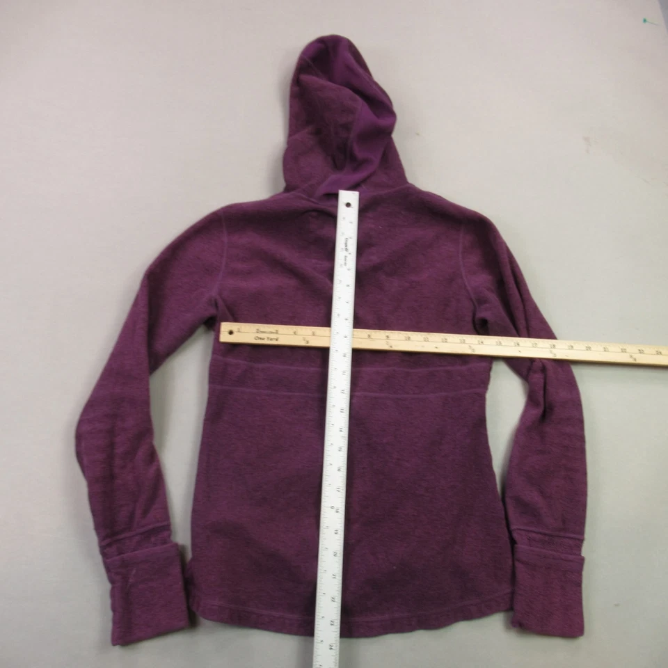 Prana Jacket Womens Small Full Zip Long Sleeve Outdoor Lightweight Purple Hooded - Image 4 of 4