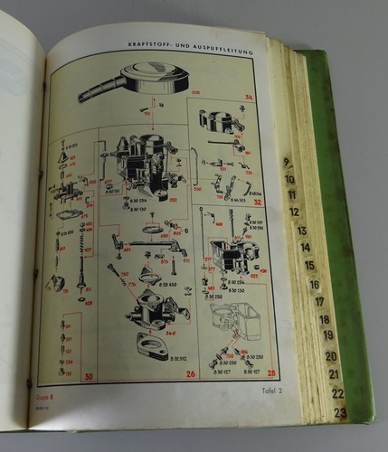 Teilekatalog / Ersatzteilliste Opel Rekord P1 + P2 Baujahr 1962-1966 Stand 1966 - Bild 7 von 10