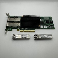 Lot of 10 HP Emulex LPE12002 Dual Port Host Bus Adapter Low Profile 697890-001