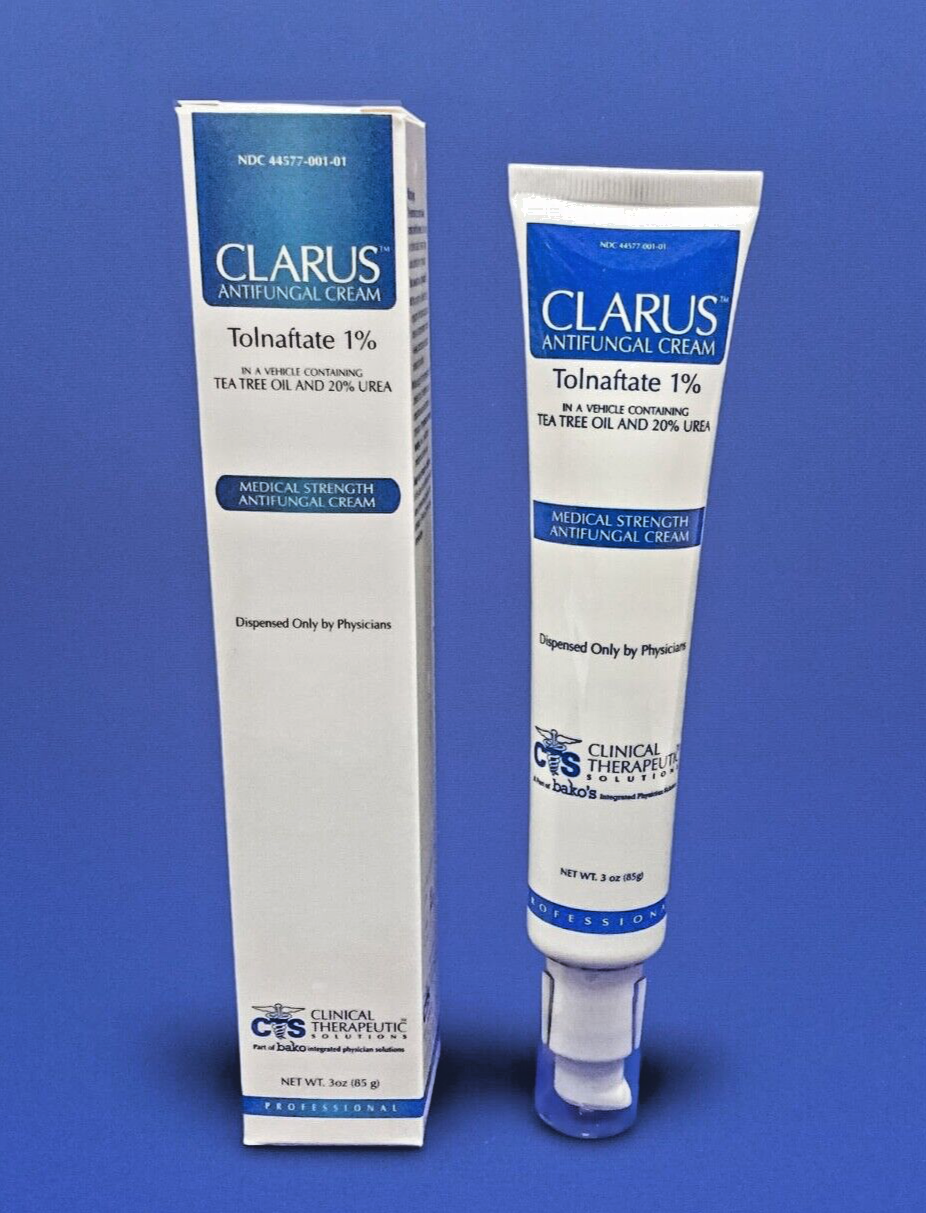 *Clarus Antifungal Cream*  3 ounce Tube EXP 10/2027- Athletes foot tinea pedis