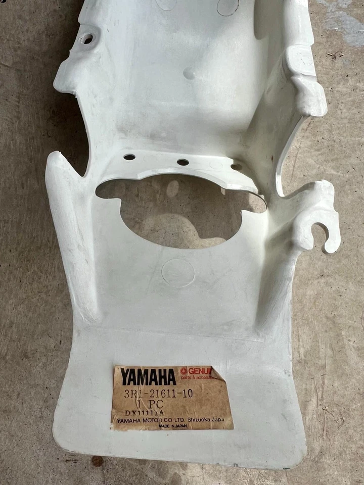 Guardabarros trasero blanco Yamaha YZ80 G 1979 1980 3R1-21611-10 EURO N.O.S raro! Foto 3 de 4