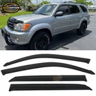 Fits 01-07 Toyota Sequoia Window Visors Rain Sun Guard Vent 4Pc Set
