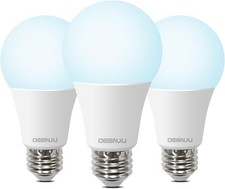100W Equivalent A19 5000K Daylight LED Light Bulbs, 1500 3 Pack,