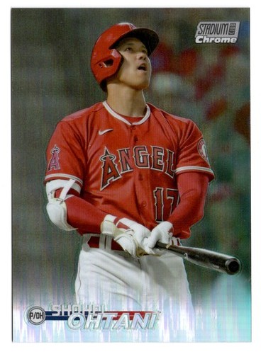 2023 TOPPS STADIUM CLUB CHROME REFRACTOR #136 SHOHEI OHTANI