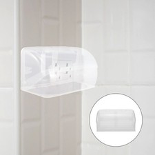 Reusable Waterproof Wall Socket Cover Transparent Plastic Safety Plug Protector