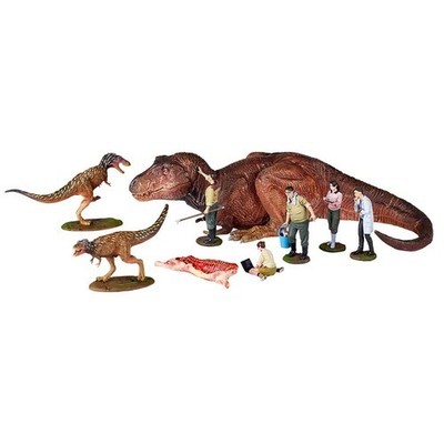 Kaiyodo AP016 Art Pla Forscher und T-Rex Set Maßstab 1:35 unbemalt unmontiert