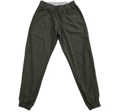Scrubstar Jogger Scrub Pants Elastic Waist Stretch Mid Rise WM04B122A Black S