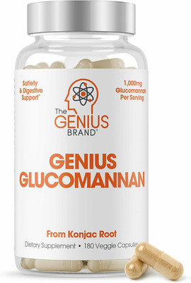 Genius Glucomannan, 180 Veggie Capsules