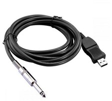 3M USB Guitar Bass To USB 6.3mm Link Cable adapter PC Recording USB Guitar cable