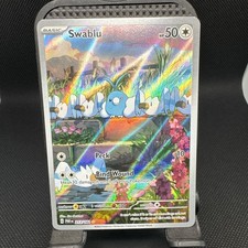 Pokemon TCG Paradox Rift Swablu 213/182 Illustration Rare NM