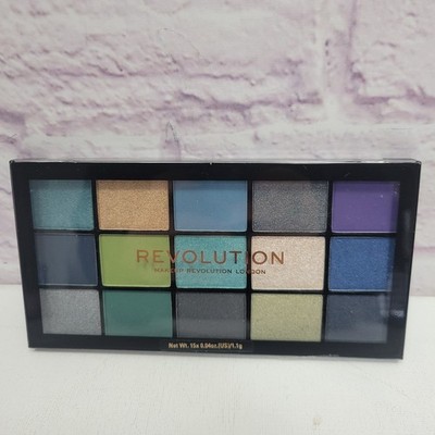 NEW No Box Revolution Reloaded Deep Dive Eyeshadow Palette 15 Shades
