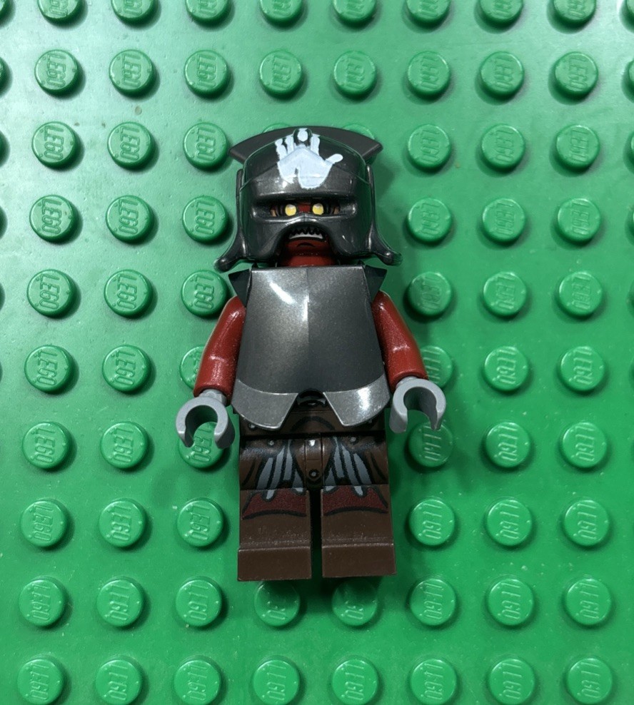 Lego Lord of Rings Uruk-Hai RARE Saruman Hand Print Minifigure 9476 10237