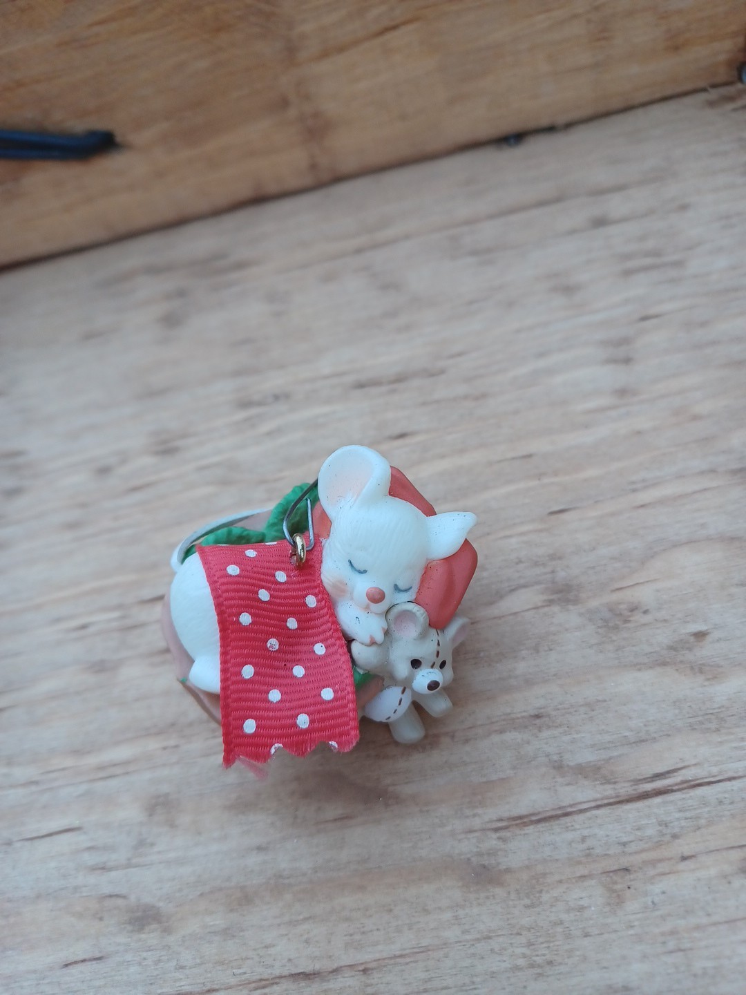 Avon Ornament Mouse And Bear Nut
