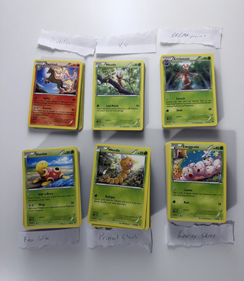 Pokemon XY Era Partial Set Bundle 321 Cards 202 Unique 6 Sets