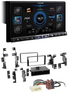 Alpine DAB 2DIN USB Bluetooth MP3 Autoradio für Nissan Quest Rogue Titan ab 11
