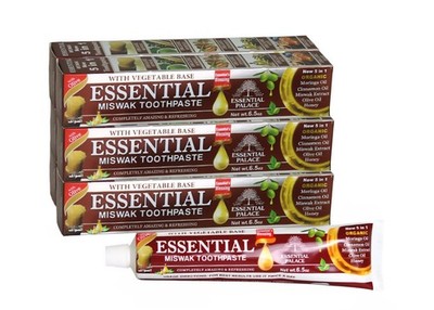 3 Pack Essential Palace MISWAK Toothpaste 5 in 1 100% Fluoride Free 