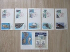 Japan Stamp First Day Cover Endangered Native Bird Series 6 Covers 1983～1984