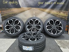 REFURBISHED GENUINE 18" FORD FOCUS MK4 ST LINE ALLOY WHEELS SET + New Tyres