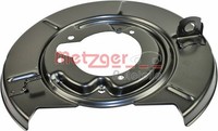 Hinterachse Rechts Metzger 6115062 Spritzblech, Bremsscheibe FüR BMW